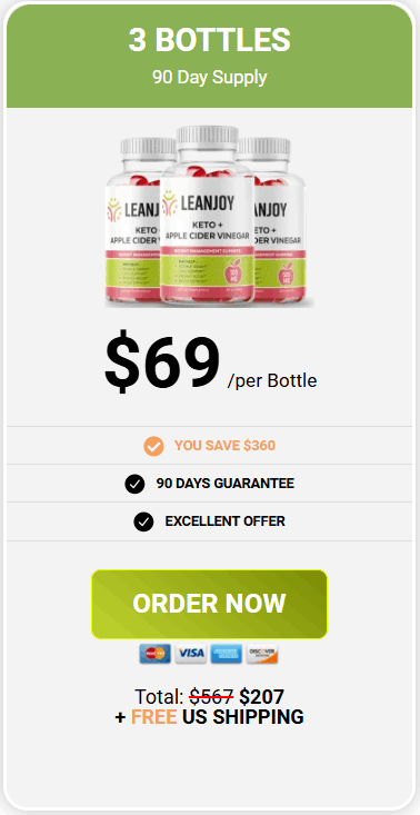 Buy LEANJOY Gummies 3 Bottle
